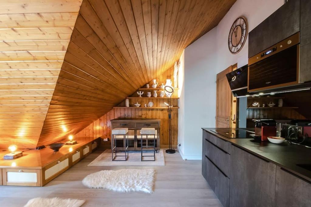 Bel Appartement Entier En Style Chalet A Chamonix Exterior foto