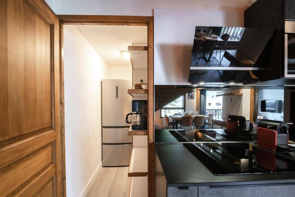 Bel Appartement Entier En Style Chalet A Chamonix Exterior foto